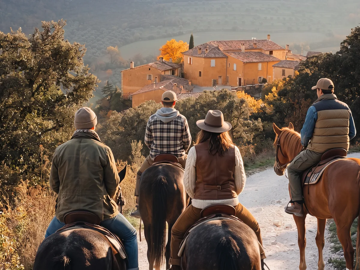 Balade à cheval dans la Drôme, autour de Livron-sur-Drôme