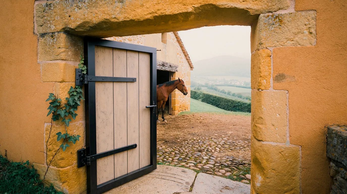 Entrée, Cavaliers de la Cabriole, centre équestre à Livron-sur-Drôme